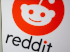 The logo for the website reddit.