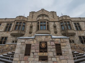 The Peter MacKinnon Building on the University of Saskatchewan campus in Saskatoon.