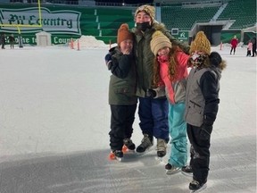 From L-R: Kendal, Ava, Morgan and Arwen Klinger of Regina shown here at Iceville. (submitted photo) (Photo courtesy of Klinger family)