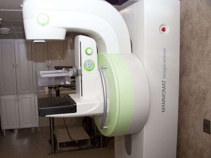  A screening unit inside the Saskatchewan Cancer Agency’s mammogram bus.