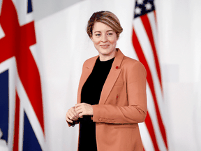 Canada's Foreign Affairs Minister Mélanie Joly at a G7 summit in Liverpool, England, on December 12, 2021.