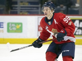 Connor Bedard starred for the Regina Pats on Saturday against the visiting Moose Jaw Warriors.