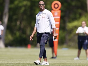 Henry Burris spent the 2021 NFL season as an offensive quality coach with the Chicago Bears. Photo courtesy Chicago Bears.