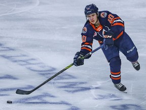 The Regina Pats acquired forward Tye Spencer, shown with the Kamloops Blazers, in a WHL deal on Monday.