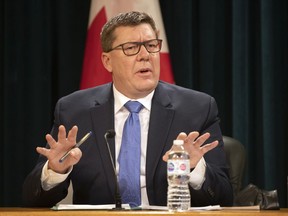 Premier Scott Moe has pledged to end restrictions even though a record number of Sask. residents with COVID-19 are in hospital.