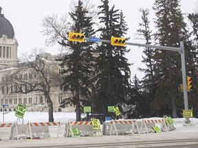 With no advance public notice, six Wascana Centre roads were closed before noon on Friday, Feb. 2, 2022.