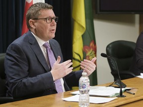 Saskatchewan Premier Scott Moe isn't budging from false claims that COVID-19 vaccines are not reducing risk of infection or transmission of the Omicron variant.