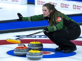 Saskatchewan skip Penny Barker finished out of the playoffs at the Scotties Tournament of Hearts with a 4-4 record.