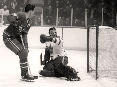 Don Simmons - Toronto  Toronto maple leafs hockey, Hockey goalie