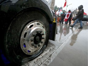 Truckers occupation and protesting continues its 21st day in downtown Ottawa Thursday.