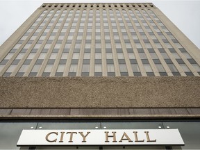 The exterior of City Hall.