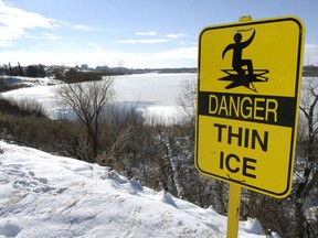 Regina Fire & Protective Services is also reminding residents to stay away from all bodies of water, including Wascana Lake and Creek, storm channels and detention ponds. Warm spring weather means the thickness of the ice can change quickly and without warning.