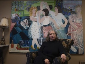 Lisa Miller, executive director of the Regina Sexual Assault Centre, sits in her office on Feb. 15, 2022.