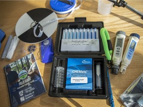 The Water Rangers test kit.