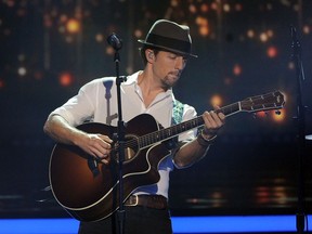 Jason Mraz performs onstage during Fox's "American Idol" XIII Finale at Nokia Theatre L.A. Live on May 21, 2014 in Los Angeles.