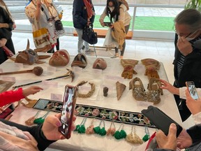 "Globally, Indigenous Peoples have requested access to these items. All should be allowed to see them," said Indigenous delegate Tanya Talaga in a tweet.