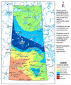 Spring runoff potential as of March 1, 2022.