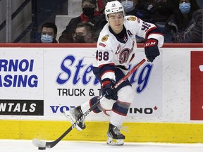 The Regina Pats' Connor Bedard is the WHL's player of the month for February.