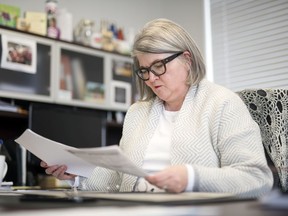 A file photo of SUN president Tracy Zambory in her office in Regina.