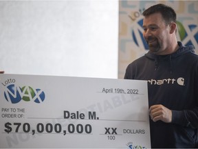 Regina resident Dale McEwen has won the largest jackpot win in the Western Canada lottery region and the biggest jackpot ever awarded in Saskatchewan by a $10 million margin.