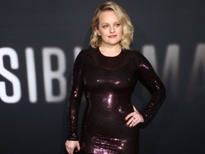 Elisabeth Moss attends "The Invisible Man" premiere in February 2020.