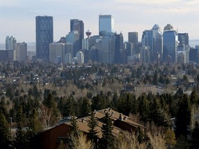 Calgary skyline.