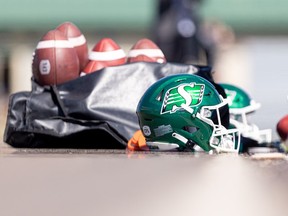 The Riders wrapped up rookie camp during some challenging weather conditions on Friday.