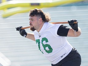 Le plaqueur offensif des Roughriders de la Saskatchewan, Kooper Richardson, attend avec impatience son quatrième départ dans la LCF contre les Tiger-Cats de Hamilton vendredi.