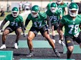 The Saskatchewan Roughriders were expected to practice at their main training camp on Tuesday, a day after rejecting a tentative deal from the CFL.