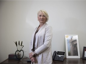 MLA for Saskatchewan Rivers Nadine Wilson stands for a portrait in her office at the Saskatchewan Legislative Building on Wednesday, May 4, 2022 in Regina.