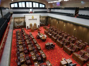 The Senate Chamber in Ottawa.