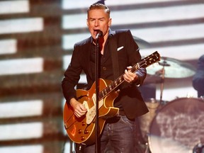 Singer Bryan Adams performs during the closing ceremony for the 2017 Invictus Games in Toronto.