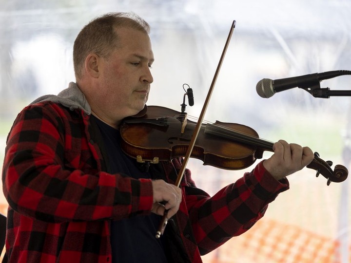  Troy MacGillivray performs during the Saskatchewan Highland Games and Celtic Festival held in Victoria Park on Saturday, May 21, 2022 in Regina.
