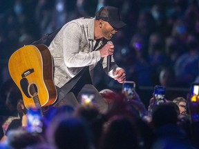 Tim Hicks performs last year at Budweiser Gardens in London, Ont.