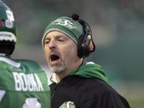 Head coach Craig Dickenson feels that Friday's gloomy forecast will be a good test for the prospects at the Riders' rookie camp.