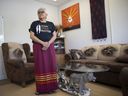 Margaret Kisiskaw Piyesis, the All Nations Hope Network's finance and resource director, who says the Awasiw centre will close its doors at the end of the month due to a lack of funding, stands for a portrait inside the building on Friday, June 3, 2022 in Regina. 
