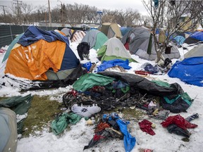 Camp Hope, as it sits outdoors, will be ended this Sunday as an indoor location will house 40 people starting on Monday. A small fire destroyed some property on Friday, November 12, 2021 in Regina.