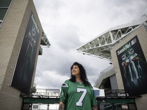 Bridget Veiszer is a long-time Saskatchewan Roughriders fan who decided to cancel her season tickets this year because of high prices.