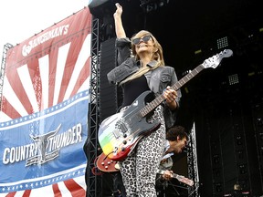 Country musician Lindsay Ell performs at the 2019 Country Thunder music festival in Calgary.