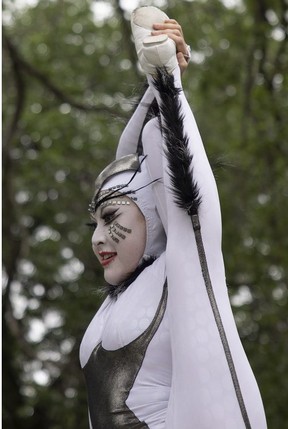 Cirque du Soleil contortionist Aruna.