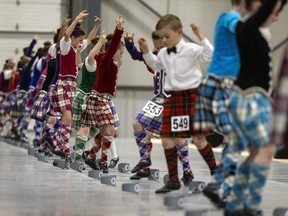 The 2022 ScotDance Canada Championship Series (SDCCS) runs July 6-10 in Regina, with nearly 600 competitive Highland dancers, aged 4-41 at the Viterra International Trade Centre. Competitors of various ages dance on nine stages simultaneously.