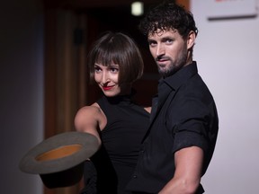 Erin Scott-Kafadar and Alexander Richardson perform a preview of their show (Tango, to the Pointe) on Tuesday at The Artesian. The duo is part of this week's Regina Fringe Festival.