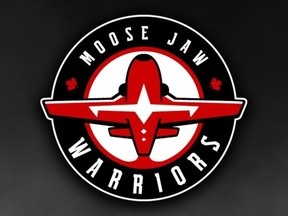 The new logo for the Moose Jaw Warriors is shown in this undated handout photo. The Moose Jaw Warriors have changed their primary logo following a formal review. The Western Hockey League team on Tuesday unveiled a logo inspired by the Canadian Forces Snowbirds air demonstration squadron. The Warriors announced in October 2020 that it would conduct a review of their previous logo, which included a side profile of face framed by an Indigenous headdress, as the next step in an "ongoing internal discussion."