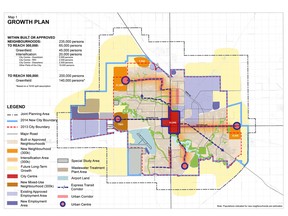 Administration noted that the orange areas on this map reference new neighbourhoods, and therefore the areas that may be impacted by the change.