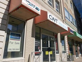Commercial space for sale on the 1800 block of Scarth Street on Friday, July 8, 2022 in Regina.