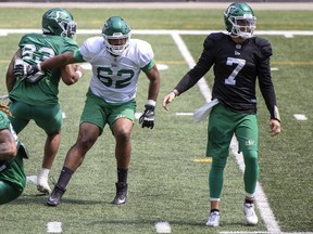 Offensive tackle Andrew Lauderdale, 62, returns to the Saskatchewan Roughriders' active roster for Friday's game against the Ottawa Redblacks.