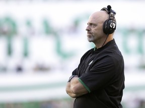 Even after a recent tailspin, Craig Dickenson still has a 28-17 record as the Saskatchewan Roughriders' head coach.