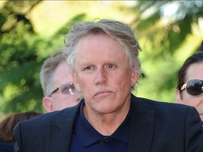 Actor Gary Busey attends the Buddy Holly Hollywood Walk Of Fame Induction Ceremony in Hollywood, California.