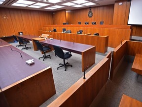 A court room is pictured in a file photo.