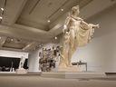 A replica of the famous Apollo Belvedere statue is part of the concept for the White exhibit, which opened Saturday, August 6, 2022 at Regina's McKenzie Art Gallery. 